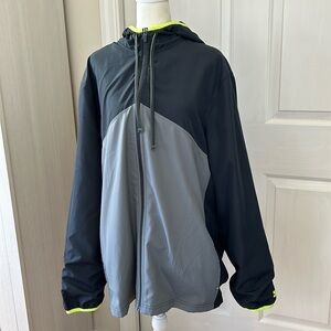 Starz Black Running Hooded Jacket Size 46/47